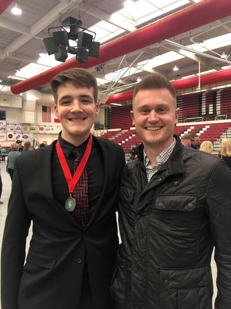 Joe G. and James after 2019 State Solo and Ensemble